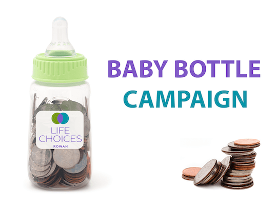 2022 Baby Bottle Campaign Image for Life Choices Rowan